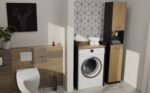 POLA NP ANTHRACITE/ARTISAN WASHING MACHINE CABINET - imagine 8