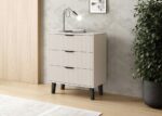 SCANDI 3S SLIM CHEST OF DRAWERS  CASHMERE COLOUR - imagine 5
