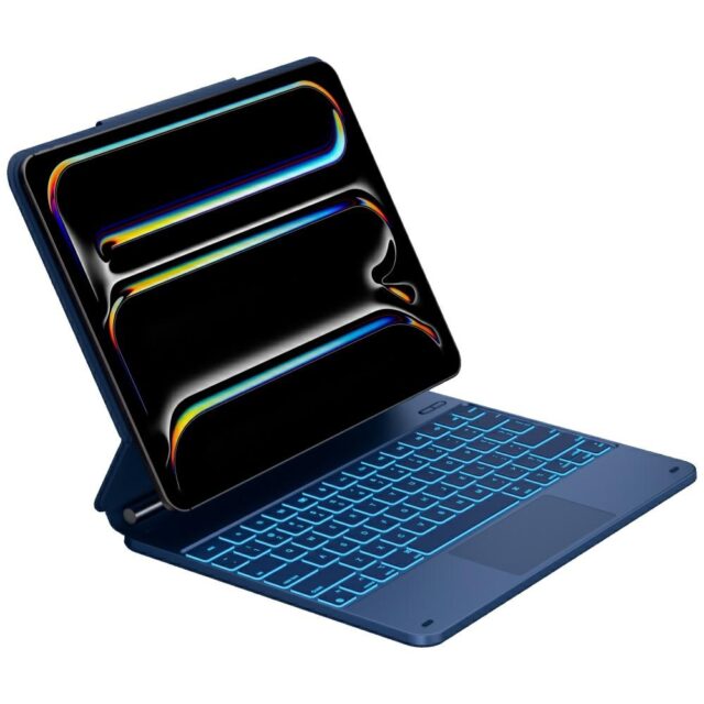 Case Typecase Edge with keyboard for iPad  Pro 13" 2024/2025 pacific blue - imagine 4