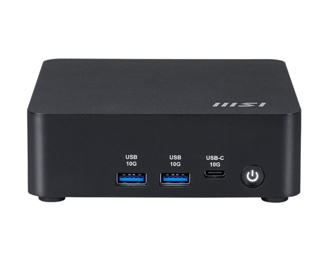 MSI Cubi NUC AI 1UMG-06SEU Intel Core Ultra 7 155H 16GB SSD 1TB Intel Arc graphics AX211 WiFi 6E Windows 11 Pro Black - imagine 4