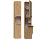 NEL III BATHROOM COLUMN  ARTISAN OAK COLOUR - imagine 5