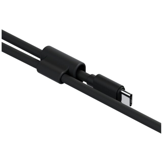 ENERGEA Lasso Lanyard Cable USB-C Phone Lanyard - USB-C 1.5m 240W Black - imagine 3