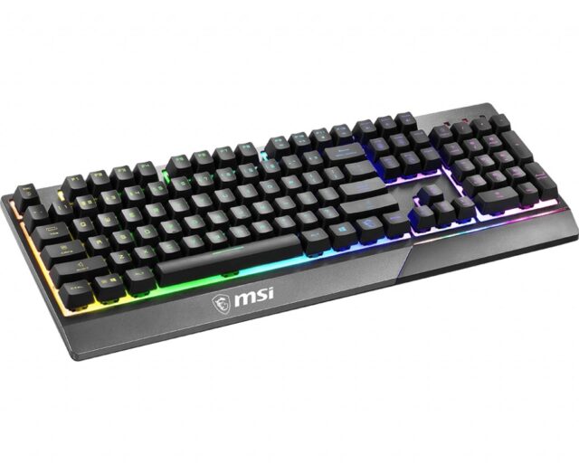 MSI Vigor GK30 Gaming Keyboard  US Layout  Wired  Black MSI | Vigor GK30 | Gaming keyboard | RGB LED light | US | Wired | Black - imagine 3