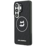 Case Karl Lagerfeld IML Repeated         Choupette MagSafe for Samsung Galaxy S26 Ultra black - imagine 2