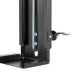 Maclean MC-885 B Under Desk Computer Holder Black Adjustable Max. 10kg. - imagine 2