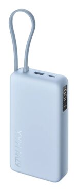 Xiaomi 67W Power Bank 20000 (Integrated Cable) | 20000 mAh | Ice Blue - imagine 6