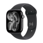 Watch Apple Watch Series 11 (2025) GPS 46mm Jet Black Aluminium Case with Black Sport Band M/L - Black