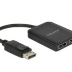 DELOCK Splitter DisplayPort 1.4 St 2x DisplayPort Bu 4k 60Hz
