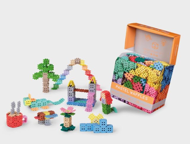 MARIOINEX Mini Waffle Pastel Building Blocks  300 pieces - imagine 5