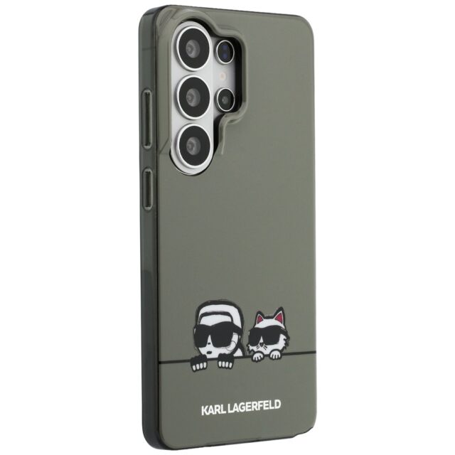 Case Karl Lagerfeld IML Peekaboo         Karl&Choupette MagSafe for Samsung Galaxy S26 Ultra black - imagine 5