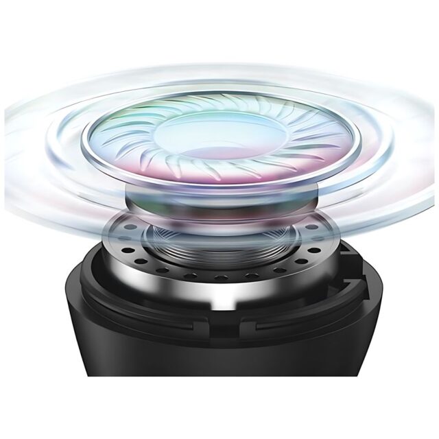 USAMS Bluetooth 5.3 Headphones TWSRhymbo Series Wireless Black/Black BHUYO01 (US-YO17) - imagine 6