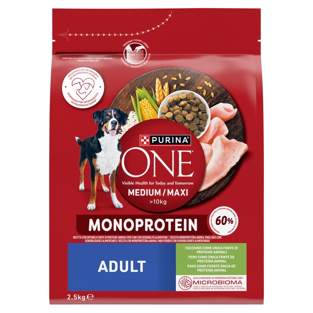 cps-68e6f5bdfd4fd64fc396fade1b23ebe7-2026-03-26-17-04-40 PURINA ONE MED/MAX Adult Monoprotein Turkey 2 5kg - imagine 1