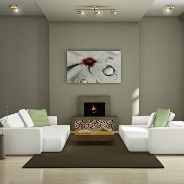 Activejet SPECTRA triple gold ceiling wall lamp strip spotlight GU10 for living room - imagine 3