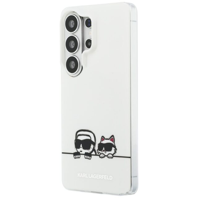 Case Karl Lagerfeld IML Peekaboo         Karl&Choupette MagSafe for Samsung Galaxy S26 Ultra transpa - imagine 3