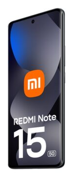Xiaomi Redmi | Note 15 | Black | 6.77   | AMOLED | 1080 x 2392 pixels | Qualcomm | Internal RAM 6 GB | 128 GB | Dual SIM | 4G | 5G | Main camera resolution 108+8+2 MP | Secondary camera resolution 20 MP | Android | 15 - imagine 4