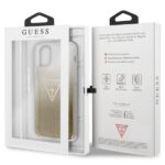 Guess GUHCN61SGTLGO iPhone 11 6,1" / Xr gold hard case Glitter Triangle - imagine 7