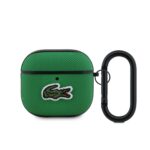 Lacoste Petit Pique Croc Logo Patch Pouzdro pro AirPods 4 Green