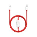 OnePlus SUPERVOOC 2v1 Datový Kabel 8A 1,2m Red