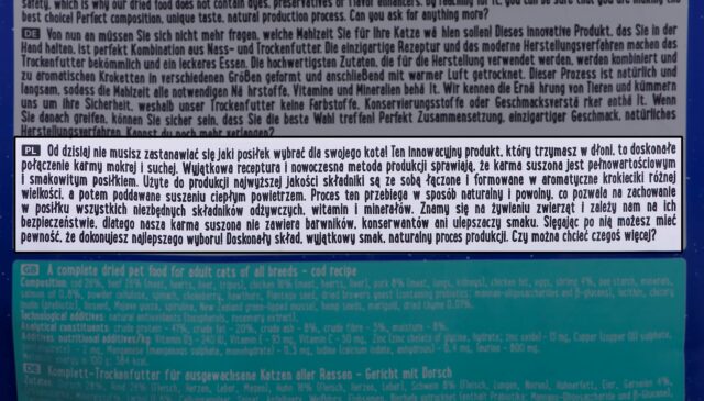 DOLINA NOTECI Superfood Cod - Dry Cat Food - 1 kg - imagine 2