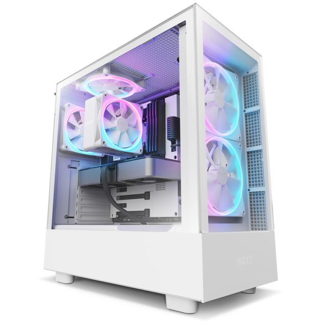 NZXT T120 RGB Processor Air cooler 12 cm White 1 pc(s) - imagine 5