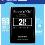 Verbatim Store 'n' Go USB 3.0 Portable Hard Drive 2TB Black