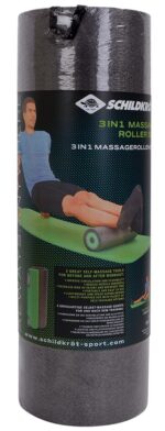 Schildkröt Fitness 3 in 1 Massage Roller Set Black  Green Foam 1 pc(s) 960039 - imagine 3