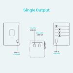 Power charger - Unitek 65W Universal Travel Adapter (P1122ABK01) | 1xUSB-A 3xUSB-C 1xAC - imagine 3