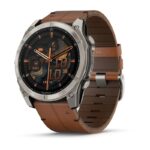 Garmin Fenix 8 3.56 cm (1.4 ) AMOLED 51 mm Digital 454 x 454 pixels Touchscreen Titanium Wi-Fi GPS (satellite)