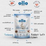 OLLO Air Dried Training Rabbit Cubes - dog treat - 80g - imagine 2