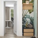 Topeshop MODO ANT/ART shoe organizer Closed Anthracite  Oak