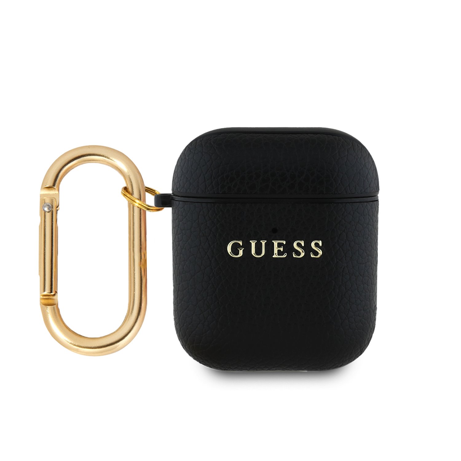 cps-6b65663d09a3368ab21793df76466795-2026-03-05-09-11-55 Guess PU Grained Classic Logo Pouzdro pro AirPods 1/2 Black - imagine 1