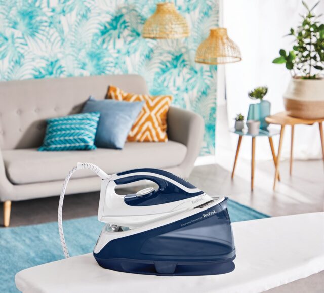 Tefal Express Essential SV6116 2200 W 1.4 L Blue  White - imagine 5