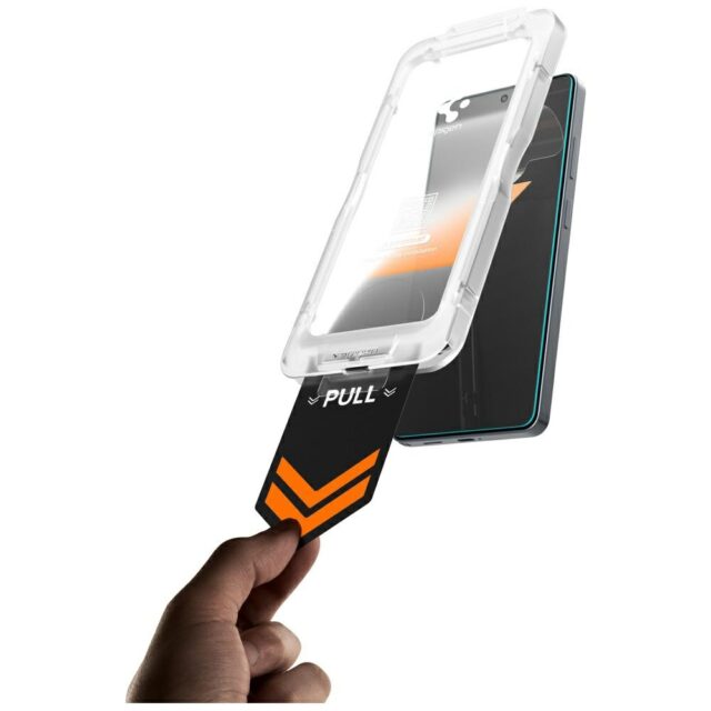 Tempered glass Spigen Glas.TR EZ FIT PRO HD for Samsung Galaxy S26 Ultra transparent - imagine 3