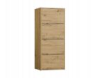 ALMA CHEST OF DRAWERS  ANTHRACITE/ARTISAN OAK