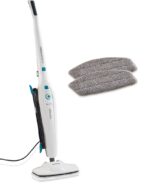 LEIFHEIT CleanTenso Upright steam cleaner 0.55 L 1200 W Blue  White