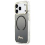 Case Guess IML Gradient Script Metal     MagSafe for iPhone 17 Pro Max black - imagine 2