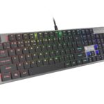GENESIS Thor 420 RGB keyboard Gaming USB AZERTY US English Silver