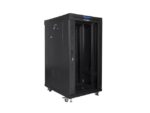 Lanberg FF01-6822-12BL rack cabinet 22U Freestanding rack Black - imagine 5