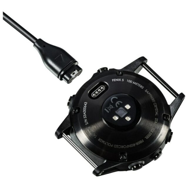 Cable USB-C MajesticLine for Charging Garmin Watches 1m black - imagine 3