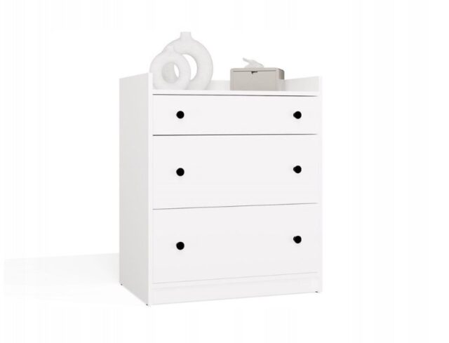 HOUSTON Chest of Drawers White - imagine 2