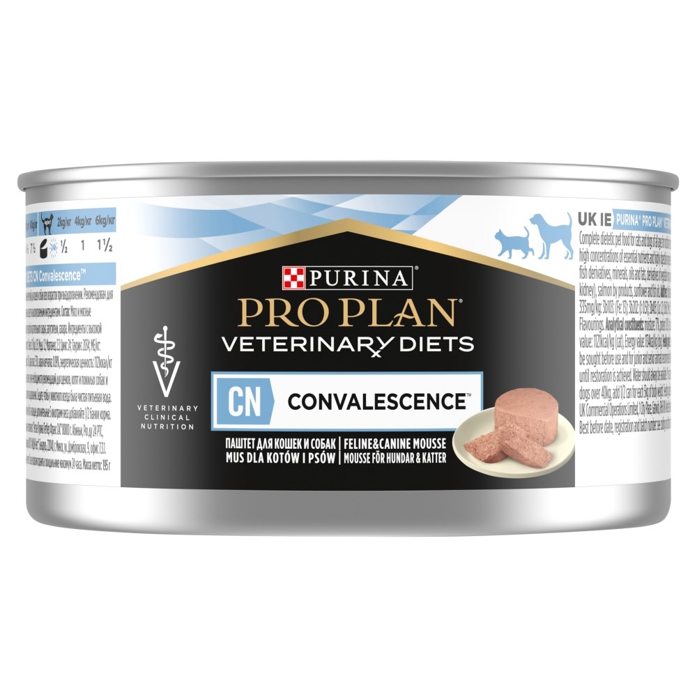 cps-6c73205947c3fa2818feb667a9ba9340-2026-03-04-07-44-44 PURINA Pro Plan Veterinary Diets CN Convalescence - wet cat and dog food - 195g - imagine 1