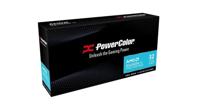 PowerColor AI PRO R9700 32G-B graphics card - imagine 8