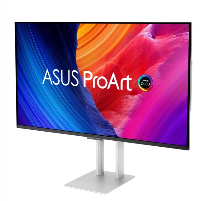 ASUS ProArt OLED PA32UCDM computer monitor 80 cm (31.5 ) 3840 x 2160 pixels 4K Ultra HD QD-OLED Silver - imagine 5