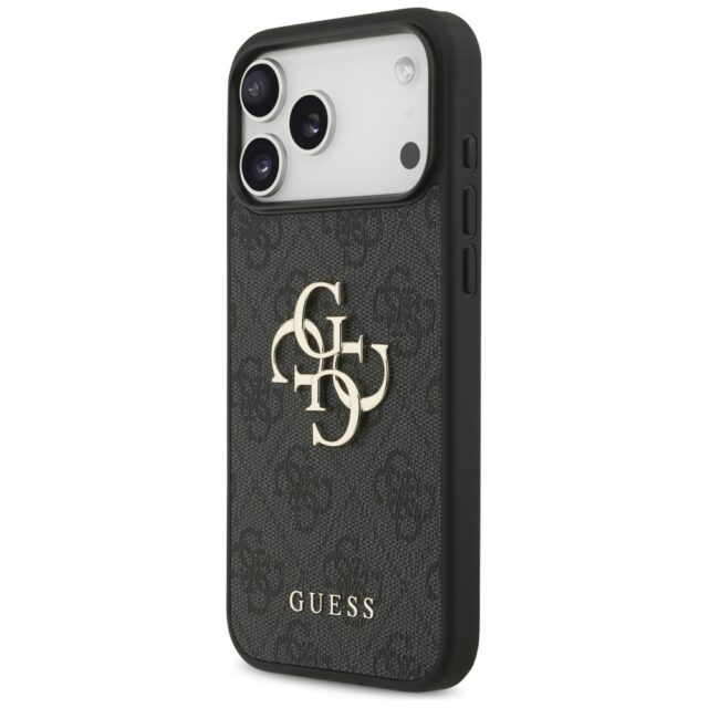 Guess 4G Strap 4G Classic Logo case for iPhone 17 Pro Max black - imagine 4
