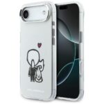 Etui Karl Lagerfeld Karl & Choupette      Back MagSafe do iPhone Air przezroczysty