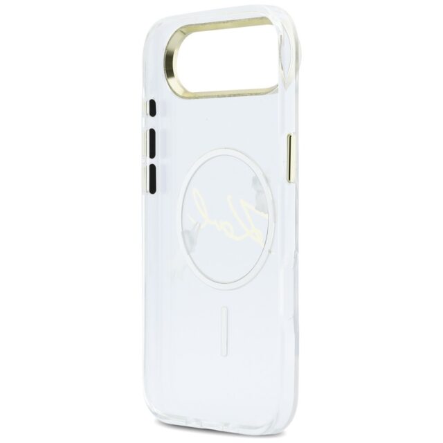 Case Karl Lagerfeld IML Choupettes Karl  Script Logo MagSafe for iPhone Air transparent - imagine 7