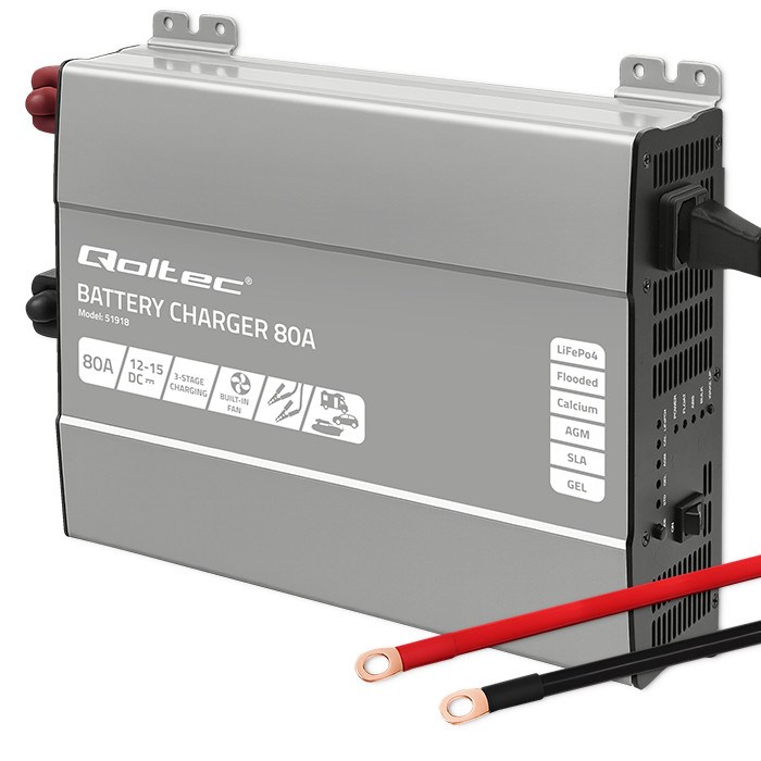 cps-6d5d8962d6ee18b0312186c2204b5de8-2026-03-27-11-43-17 Qoltec Smart Professional Monolith Battery Charger for LiFePO4 AGM GEL SLA batteries | 80A | 12V | Fast charging - imagine 1