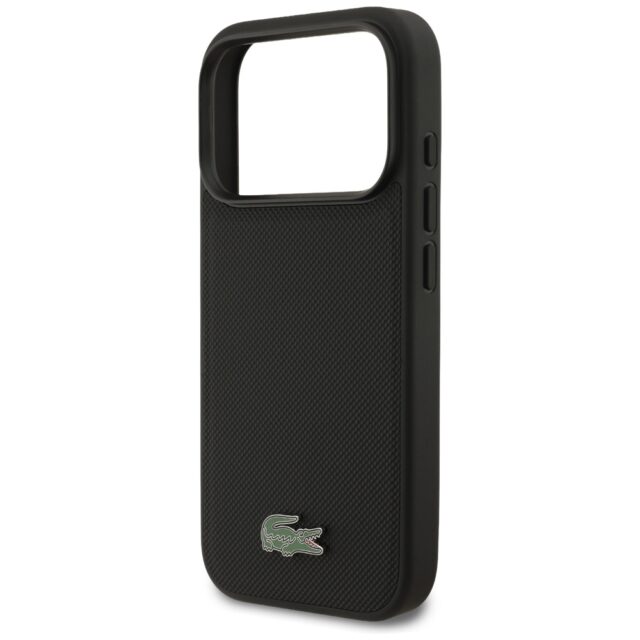 Lacoste Petit Pique Lacquer Logo MagSafe Case for iPhone 17 Pro Black - imagine 6