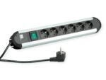Bachmann PRIMO power extension 1.75 m 6 AC outlet(s) Black  Grey - imagine 2