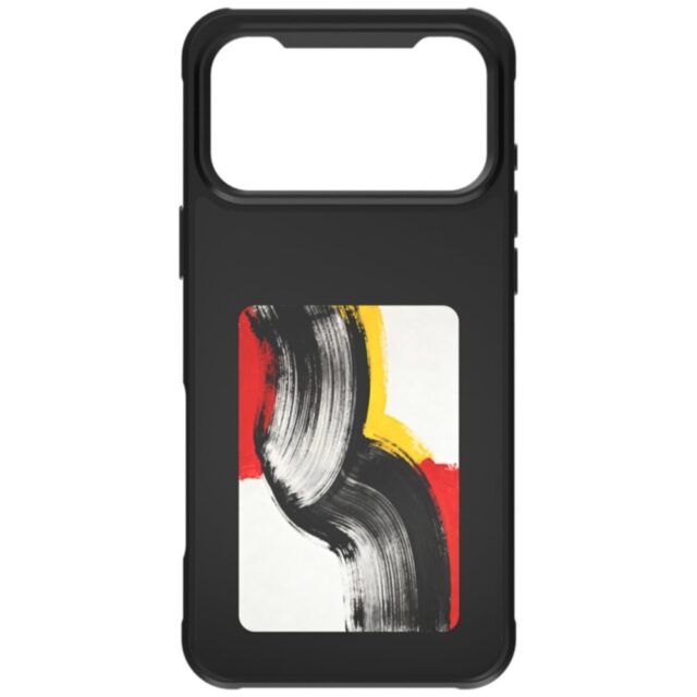 Case E-Ink 4smarts with NFC display   Qi2 for iPhone 17 Pro Max black - imagine 3